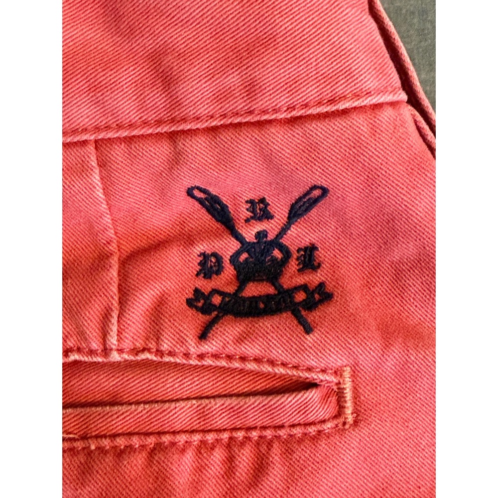 Polo Ralph Lauren Pants Mens Coral Pink 35x32 Chino Slim Gi Fit Straight Leg - Picture 16 of 16